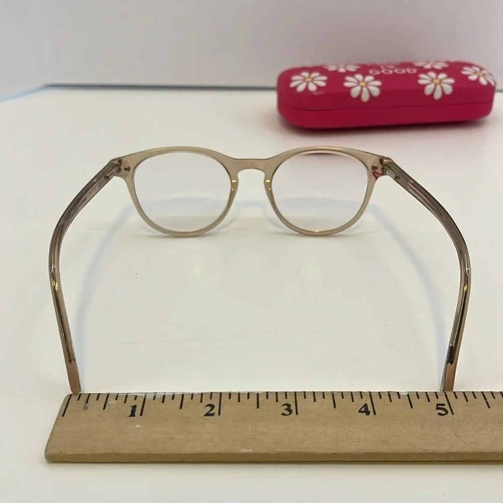 Life is Good Brooklyn Blush Prescription Eyeglass Frames with Case